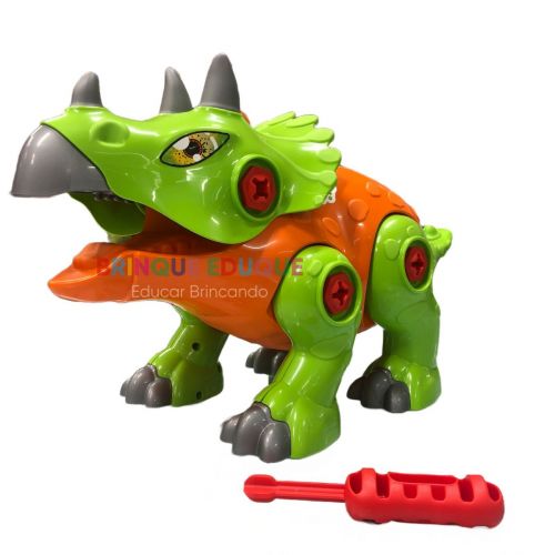 Dinossauro Com Peças e Som Solapa