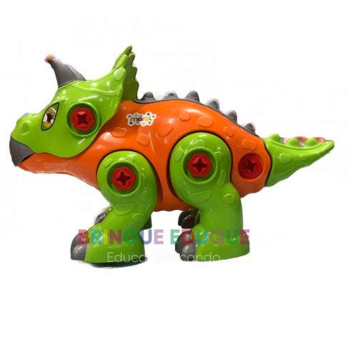Dinossauro Com Peças e Som Solapa